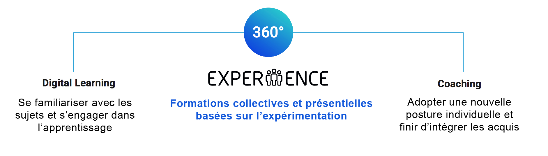 Schéma formation mixte blended learning